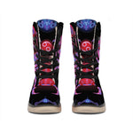 Cancer And Astrological Signs Print Winter Boots
