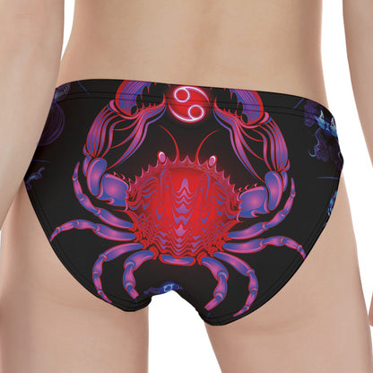 Cancer And Astrological Signs Print Women's Panties