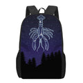 Cancer Constellation Print 17 Inch Backpack