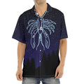 Cancer Constellation Print Aloha Shirt