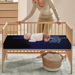 Cancer Constellation Print Baby Crib Sheet
