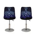 Cancer Constellation Print Bar Stool Covers