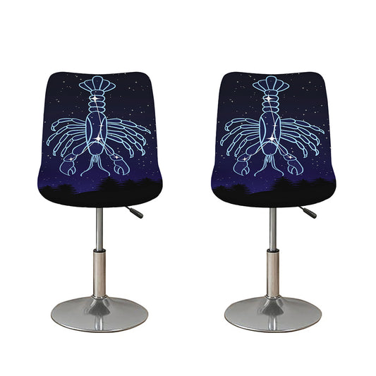 Cancer Constellation Print Bar Stool Covers
