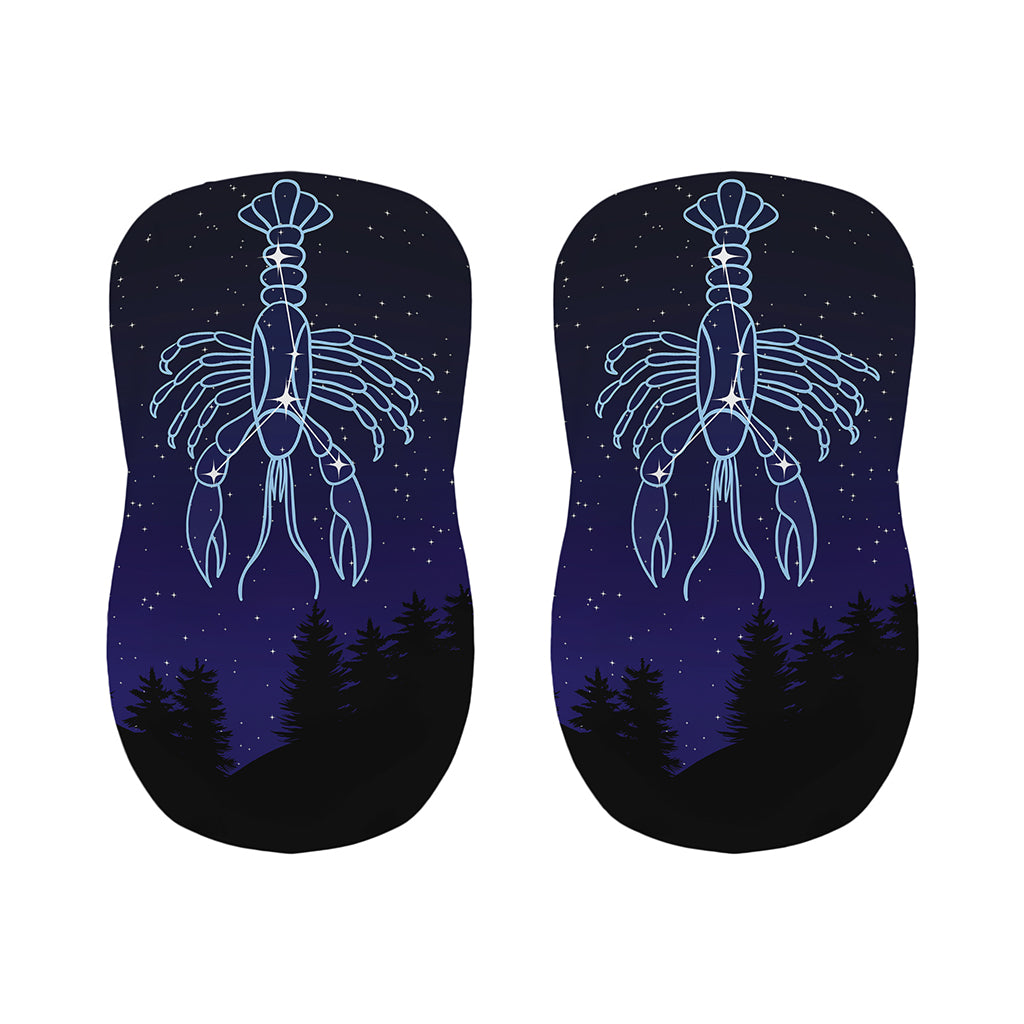 Cancer Constellation Print Bar Stool Covers