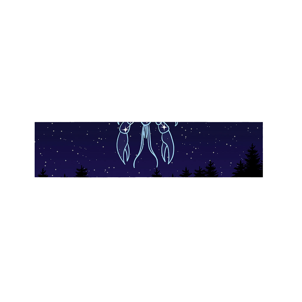 Cancer Constellation Print Bed Runner