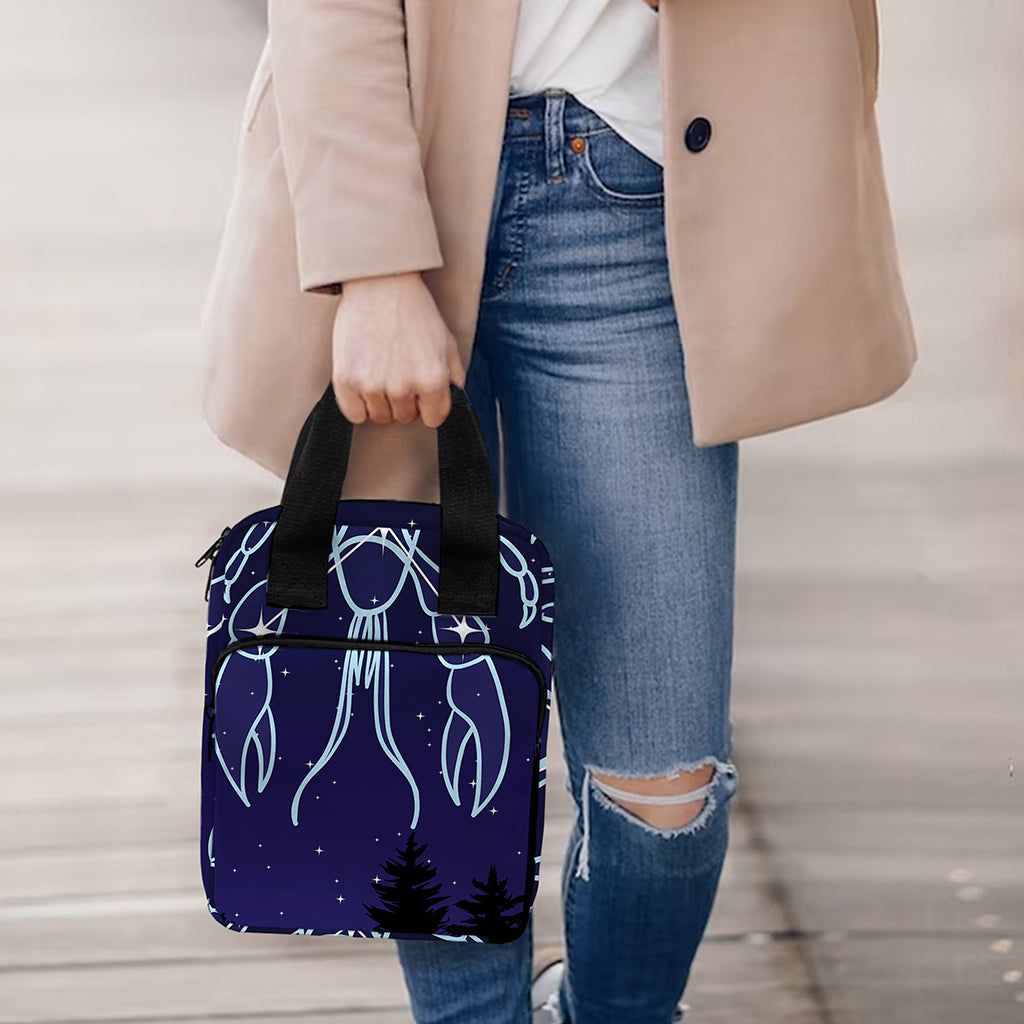 Cancer Constellation Print Bible Tote Bag