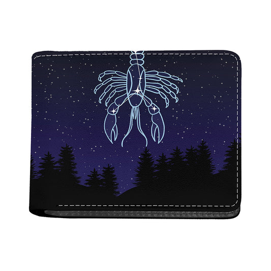 Cancer Constellation Print Bifold Wallet
