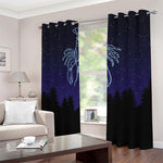 Cancer Constellation Print Blackout Grommet Curtains