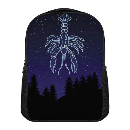 Cancer Constellation Print Casual Backpack