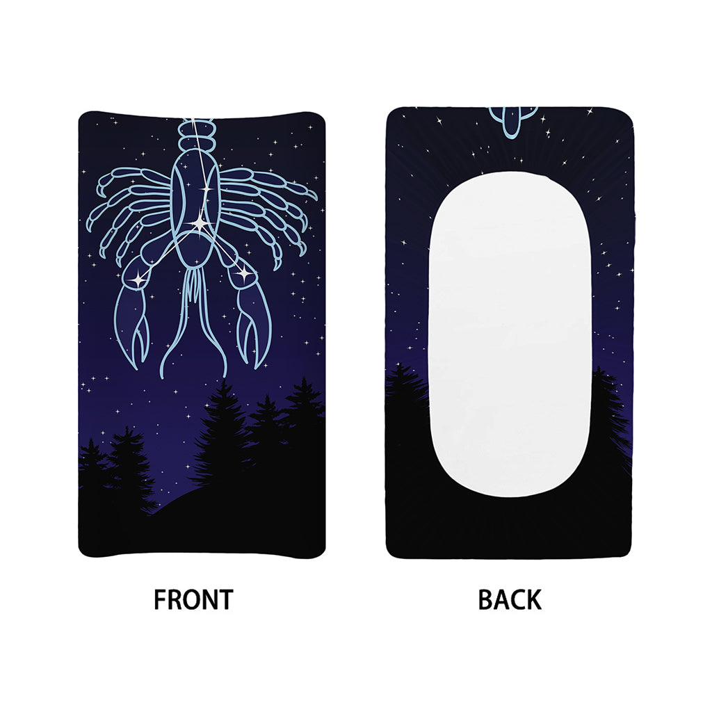 Cancer Constellation Print Changing Pad Cover