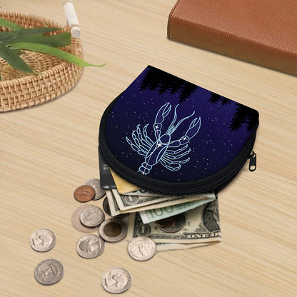 Cancer Constellation Print Coin Purse