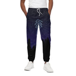 Cancer Constellation Print Cotton Pants