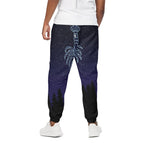 Cancer Constellation Print Cotton Pants