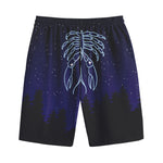 Cancer Constellation Print Cotton Shorts