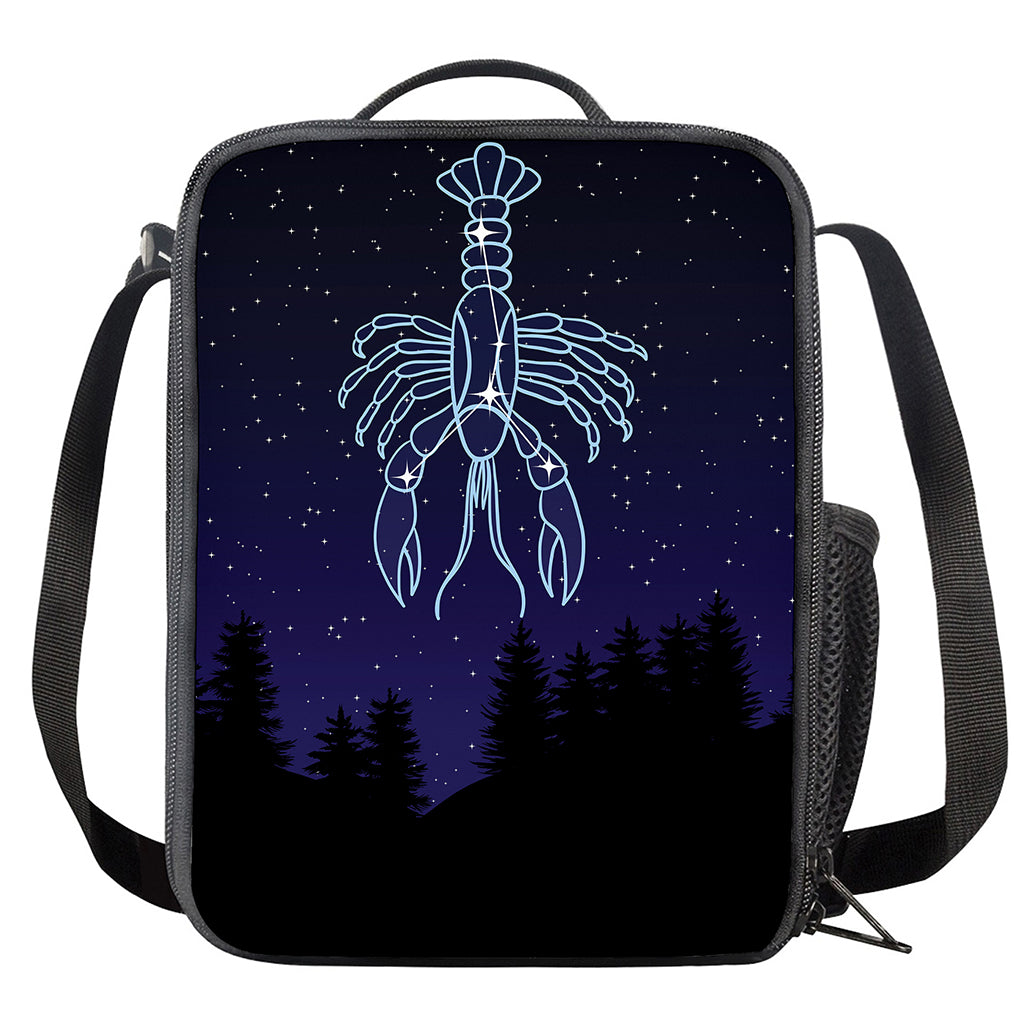 Cancer Constellation Print Crossbody Lunch Bag