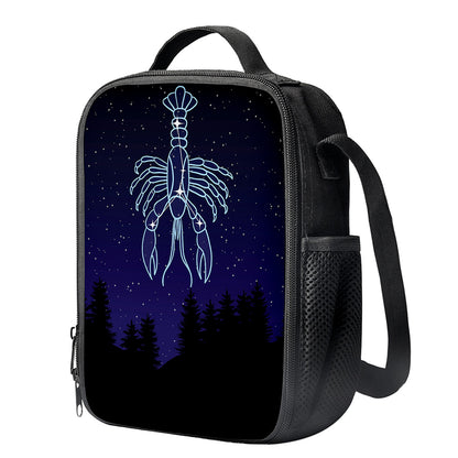 Cancer Constellation Print Crossbody Lunch Bag