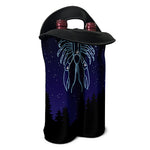 Cancer Constellation Print Double Neoprene Wine Tote