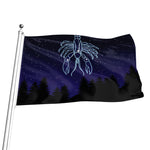Cancer Constellation Print Flag