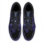 Cancer Constellation Print High Top Leather Sneakers