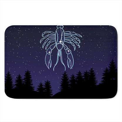 Cancer Constellation Print Indoor Door Mat