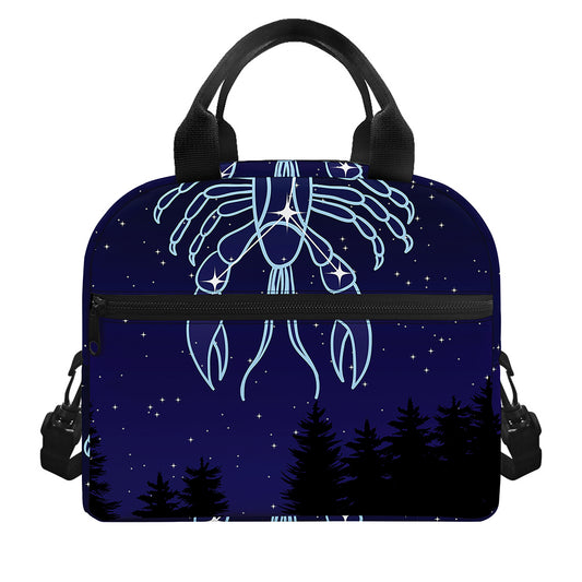 Cancer Constellation Print Insulated Lunch Bag