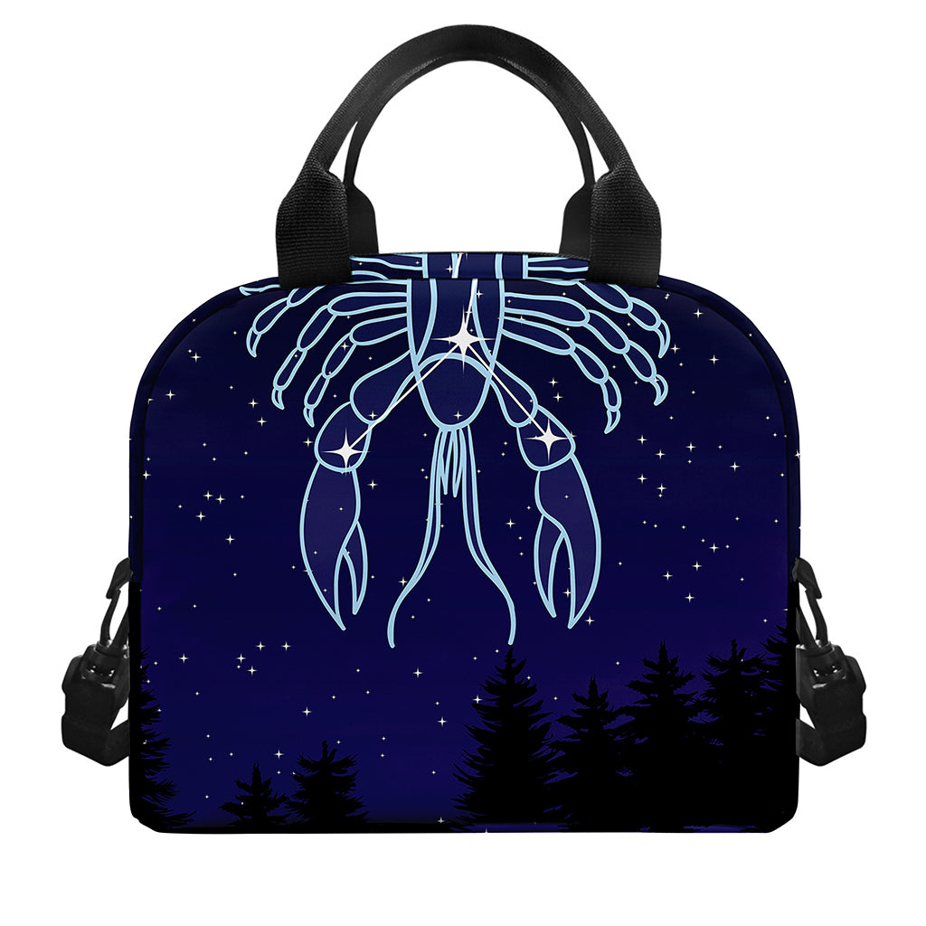 Cancer Constellation Print Insulated Lunch Bag