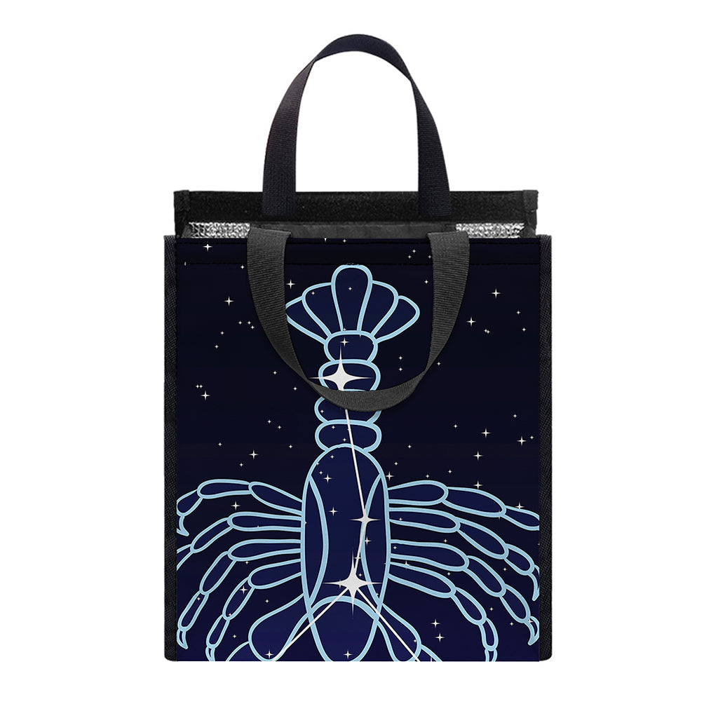Cancer Constellation Print Insulated Lunch Tote