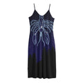 Cancer Constellation Print Jersey Midi Cami Dress