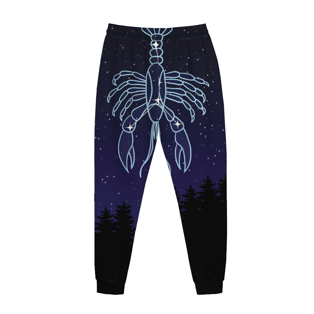 Cancer Constellation Print Jogger Pants