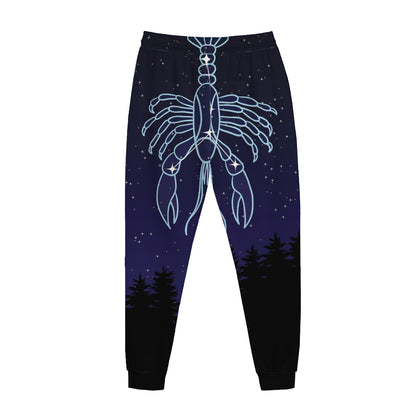 Cancer Constellation Print Jogger Pants