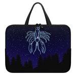 Cancer Constellation Print Laptop Sleeve With Handle