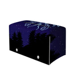 Cancer Constellation Print Leather Tissue Box Cover