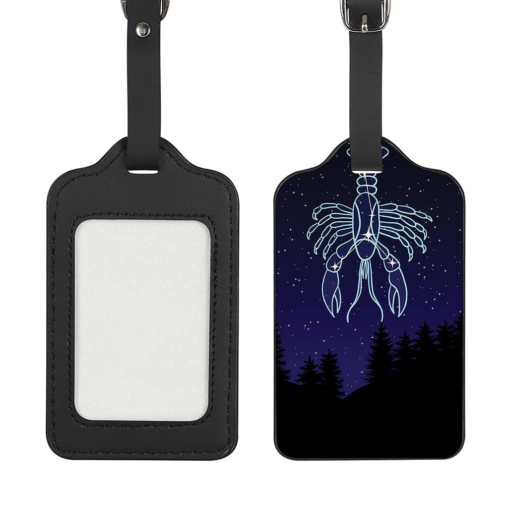 Cancer Constellation Print Luggage Tag