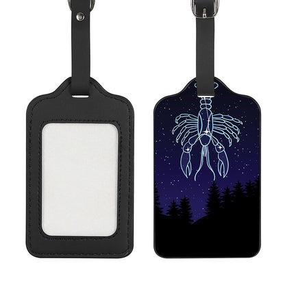 Cancer Constellation Print Luggage Tag