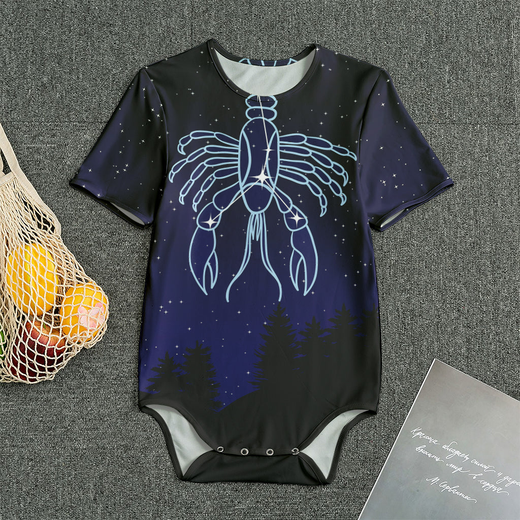 Cancer Constellation Print Men's Bodysuit