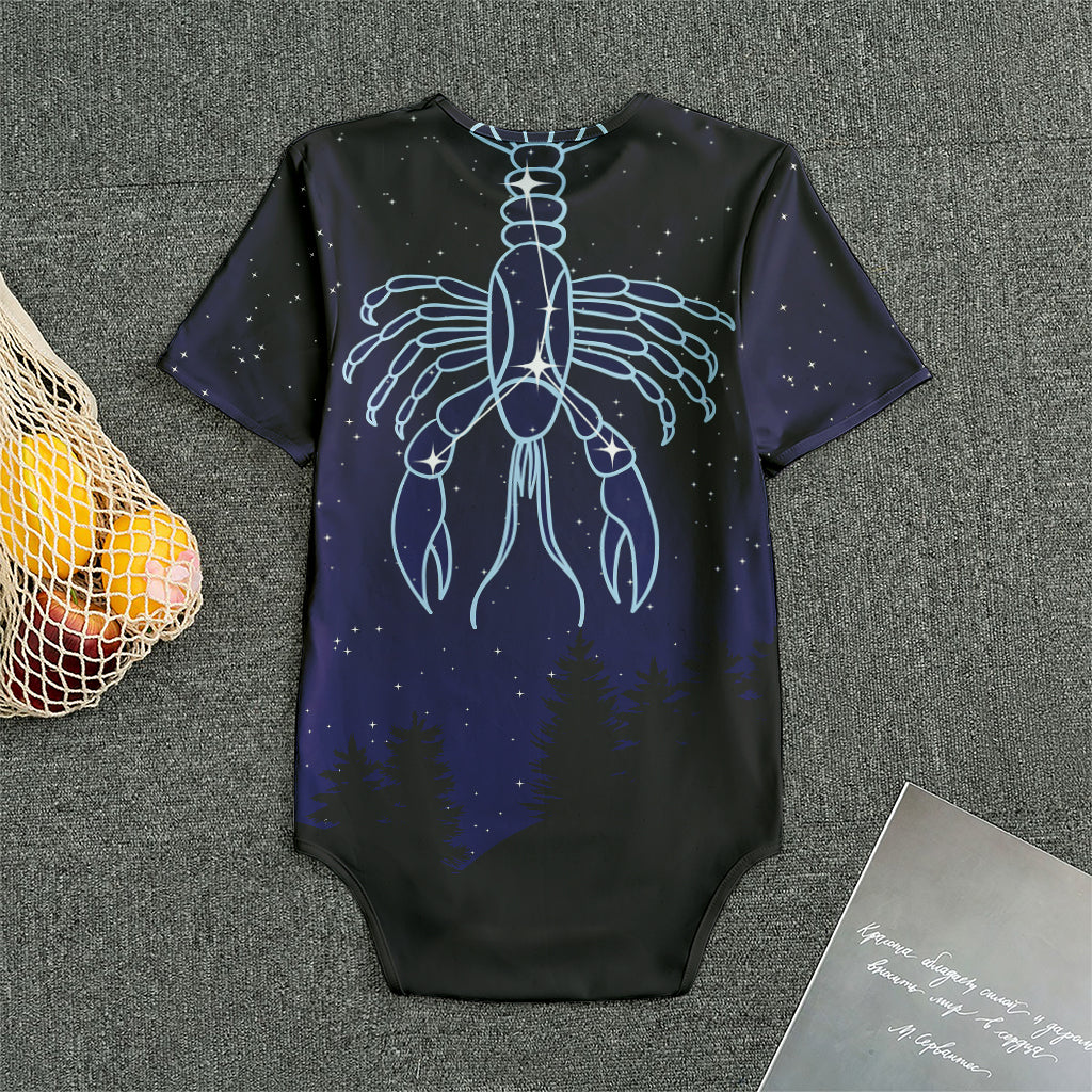 Cancer Constellation Print Men's Bodysuit
