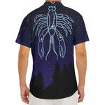 Cancer Constellation Print Men's Deep V-Neck Shirt