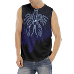 Cancer Constellation Print Men's Fitness Tank Top
