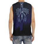 Cancer Constellation Print Men's Fitness Tank Top
