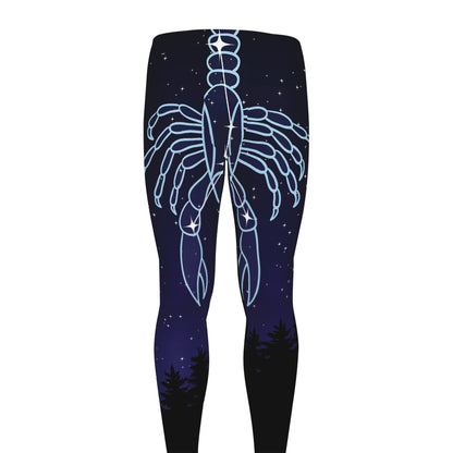 Cancer Constellation Print Men's leggings
