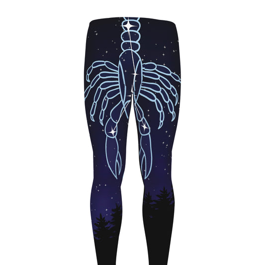 Cancer Constellation Print Men's leggings