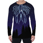 Cancer Constellation Print Men's Long Sleeve T-Shirt