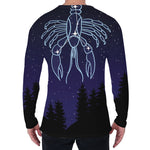 Cancer Constellation Print Men's Long Sleeve T-Shirt