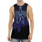 Cancer Constellation Print Men's Muscle Tank Top