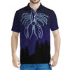 Cancer Constellation Print Men's Polo Shirt