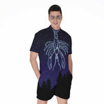 Cancer Constellation Print Men's Rompers