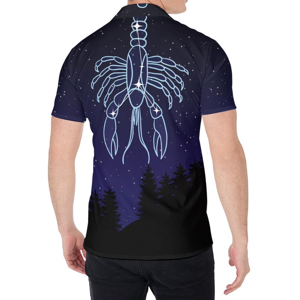 Cancer Constellation Print Men's Shirt