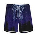 Cancer Constellation Print Men's Athletic Shorts