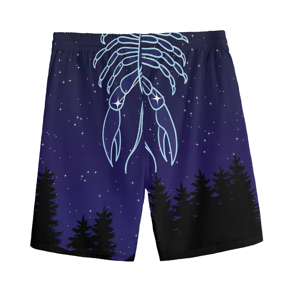 Cancer Constellation Print Men's Sports Shorts