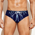 Cancer Constellation Print Men's Swim Briefs